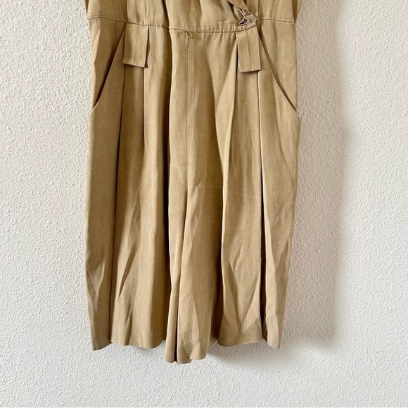 P. J. KLEIN VTG Wrap Sleeveless Shorts Romper Women Fits Medium - Picture 2 of 11